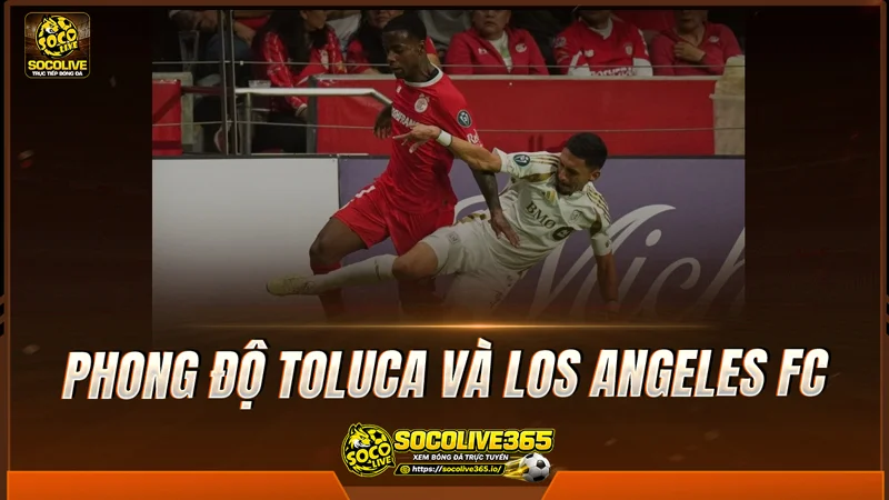 Phong độ Toluca và Los Angeles FC được Socolive TV tổng hợp