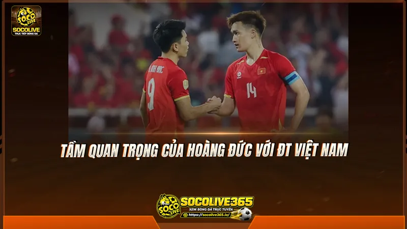 Tầm quan trọng của Hoàng Đức với ĐT Việt Nam Tầm quan trọng của Hoàng Đức với ĐT Việt Nam