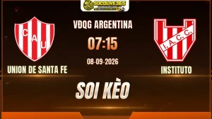 Chuyên gia Socolive soi kèo Union de Santa Fe vs Instituto trước giờ bóng lăn